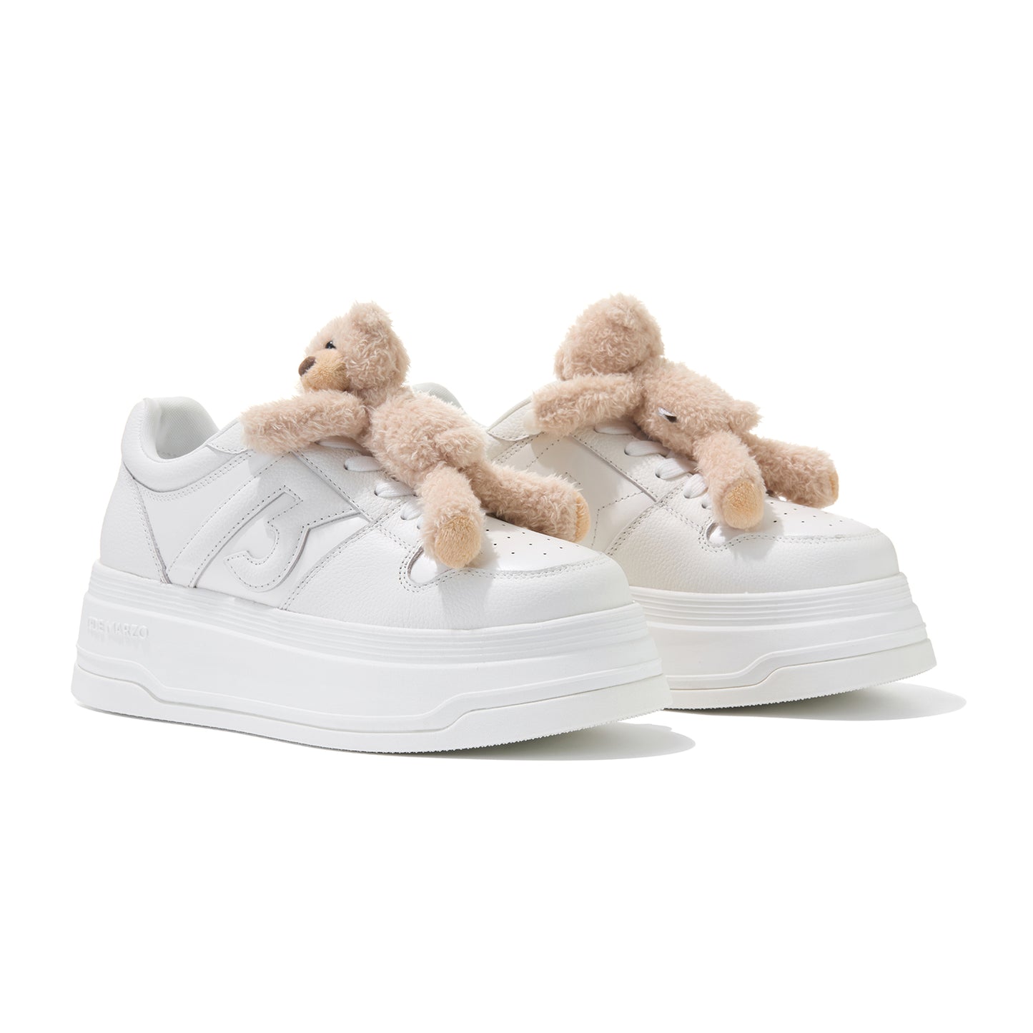 13DE MARZO Casual Platform Sneakers White