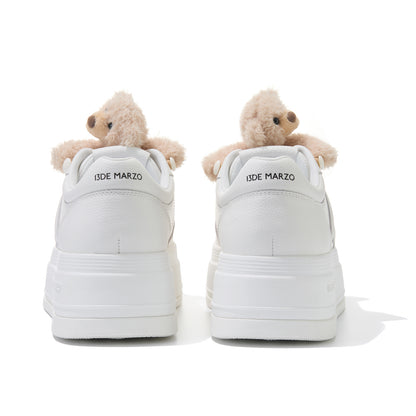 13DE MARZO Casual Platform Sneakers White