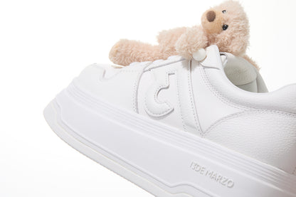 13DE MARZO Casual Platform Sneakers White