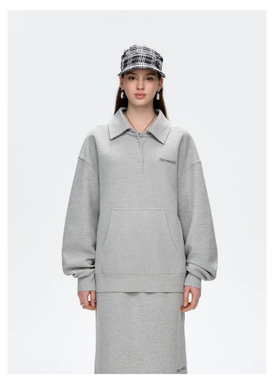 13DE MARZO Doozoo in Office Waffle Polo - 13DE MARZO