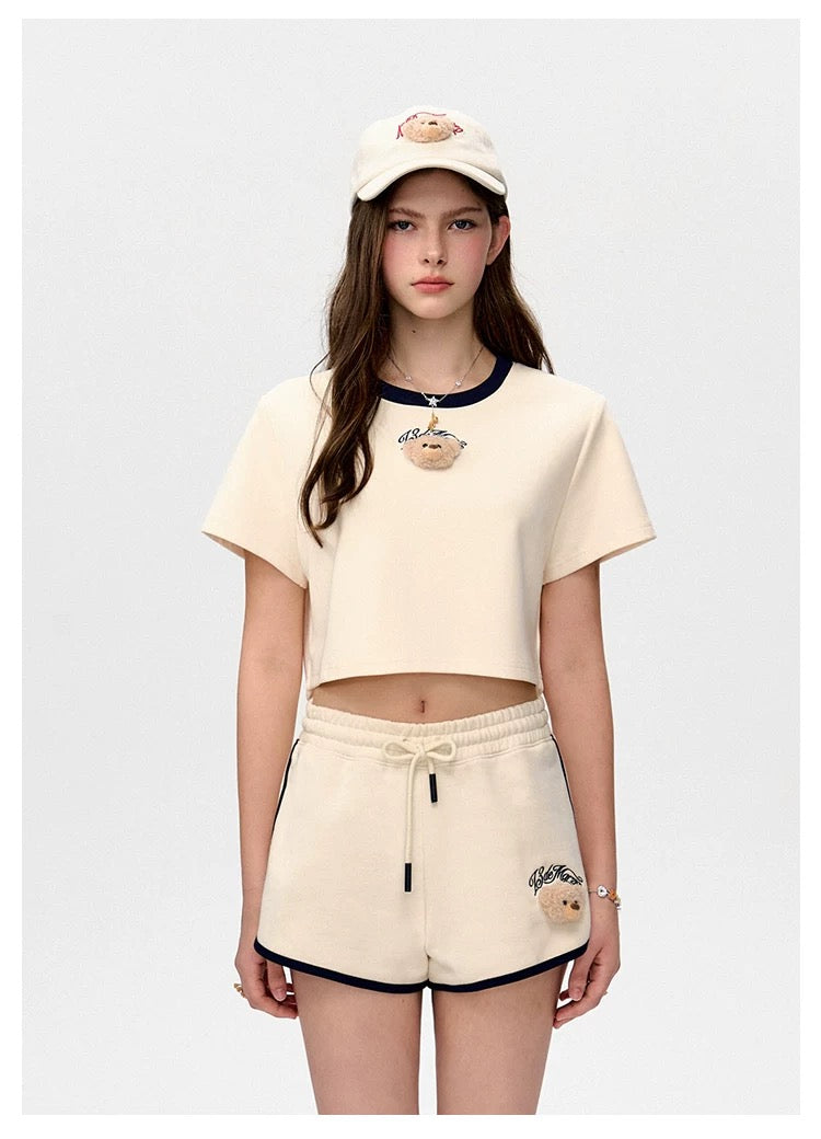 13DE MARZO Mini Bear Short Tee - 13DE MARZO