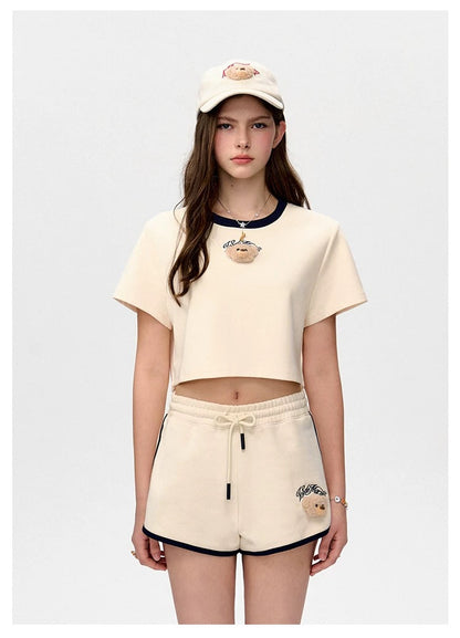 13DE MARZO Mini Bear Short Tee - 13DE MARZO