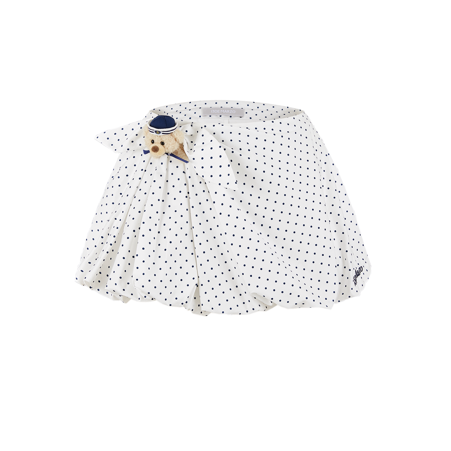 13DE MARZO Sailor Bear Polka Dot Bloomer Skirt - 13DE MARZO