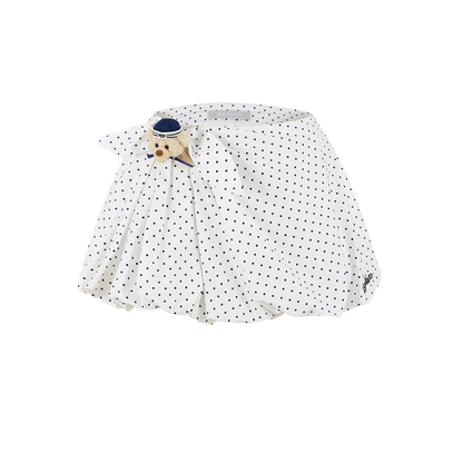 13DE MARZO Sailor Bear Polka Dot Bloomer Skirt - 13DE MARZO