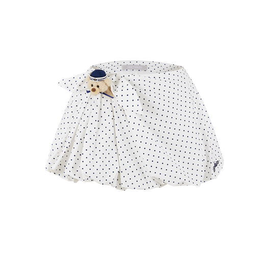 13DE MARZO Sailor Bear Polka Dot Bloomer Skirt - 13DE MARZO