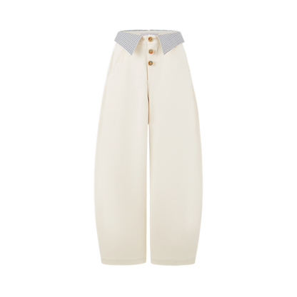 13DE MARZO Detachable Clown Bear Overall Beige