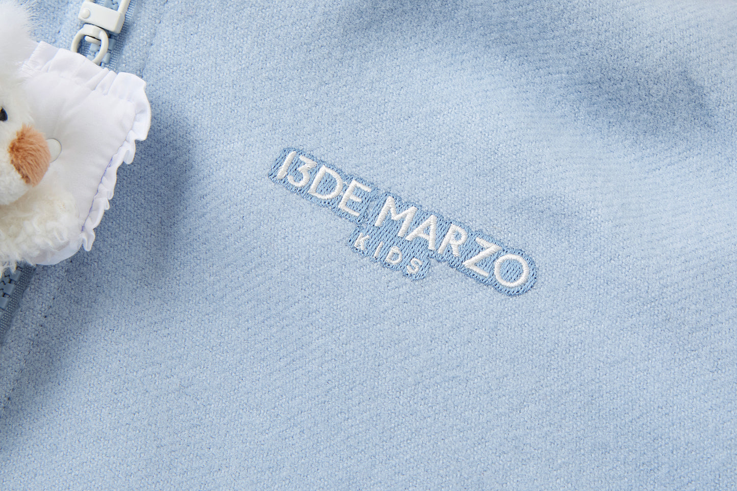 13DE MARZO BabyBear Nighty Night Zip Hoodie Blue
