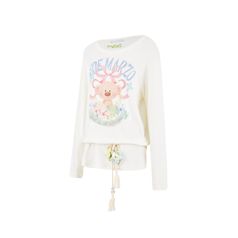 13DE MARZO Floral Bear Tee