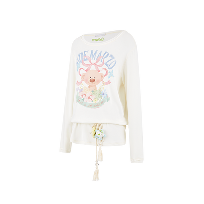 13DE MARZO Floral Bear Tee