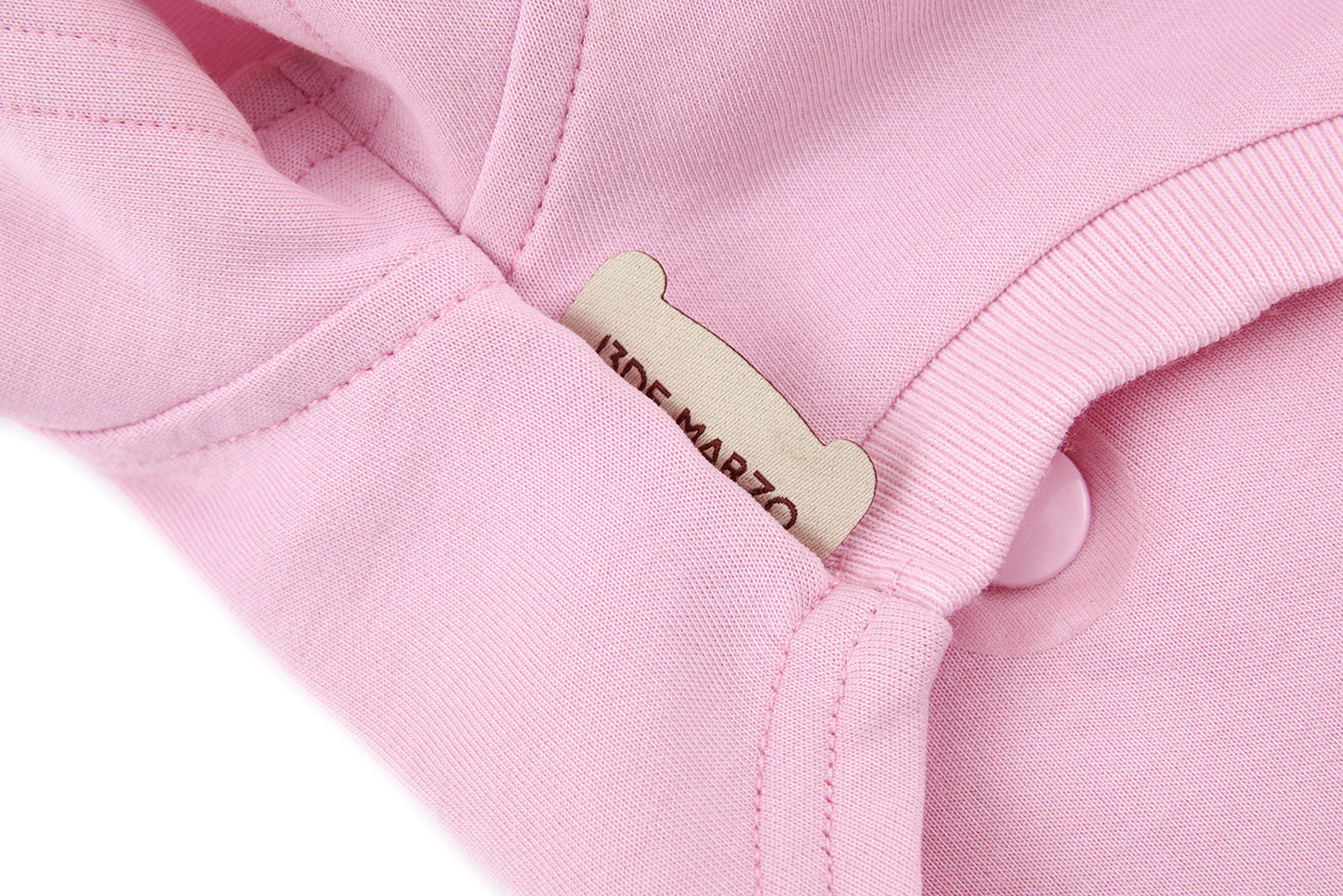 13DE MARZO Marzo Bear Pet Tee Pink