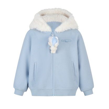 13DE MARZO BabyBear Nighty Night Zip Hoodie Blue