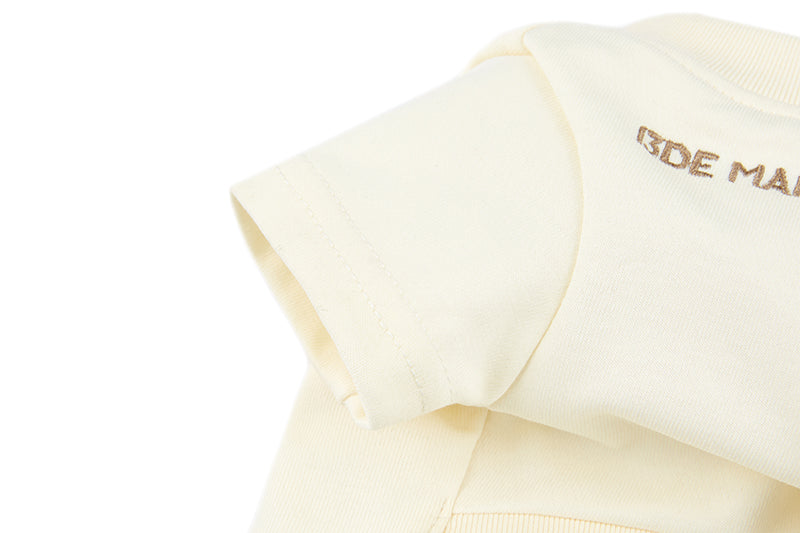 13DE MARZO Allover Bear Pet Tee Beige