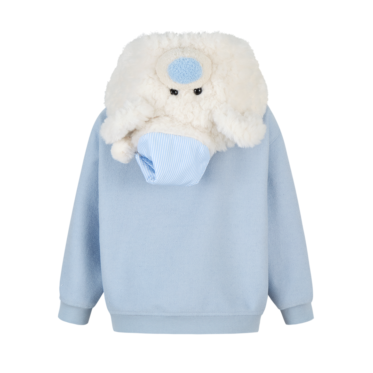 13DE MARZO BabyBear Nighty Night Zip Hoodie Blue