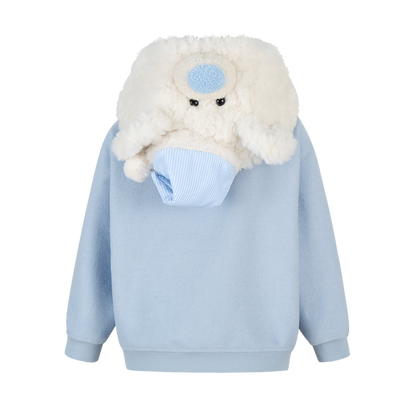 13DE MARZO BabyBear Nighty Night Zip Hoodie Blue