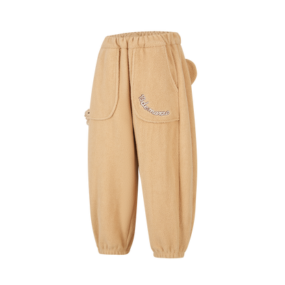 13DE MARZO BabyBear Face Plush Sweatpants