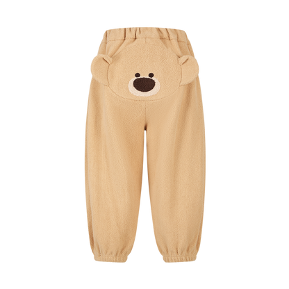 13DE MARZO BabyBear Face Plush Sweatpants