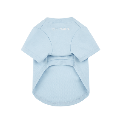 13DE MARZO Allover Bear Pet Tee Blue