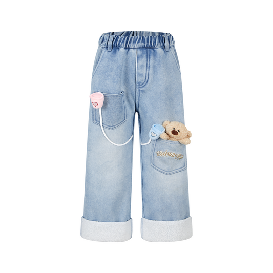 13DE MARZO Babybear Acoustic Tube Jeans