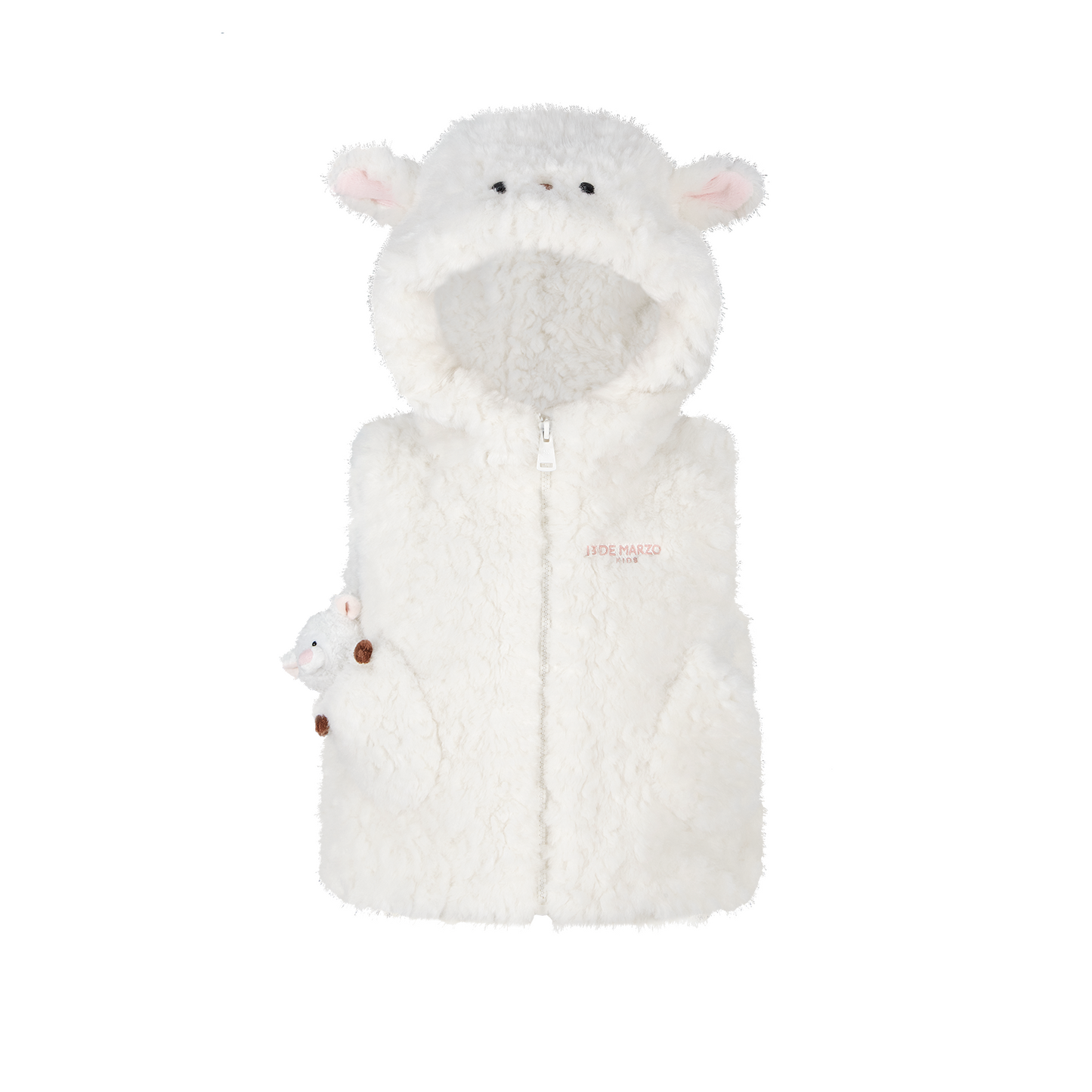 13DE MARZO BabyBear Shearling Plush Vest