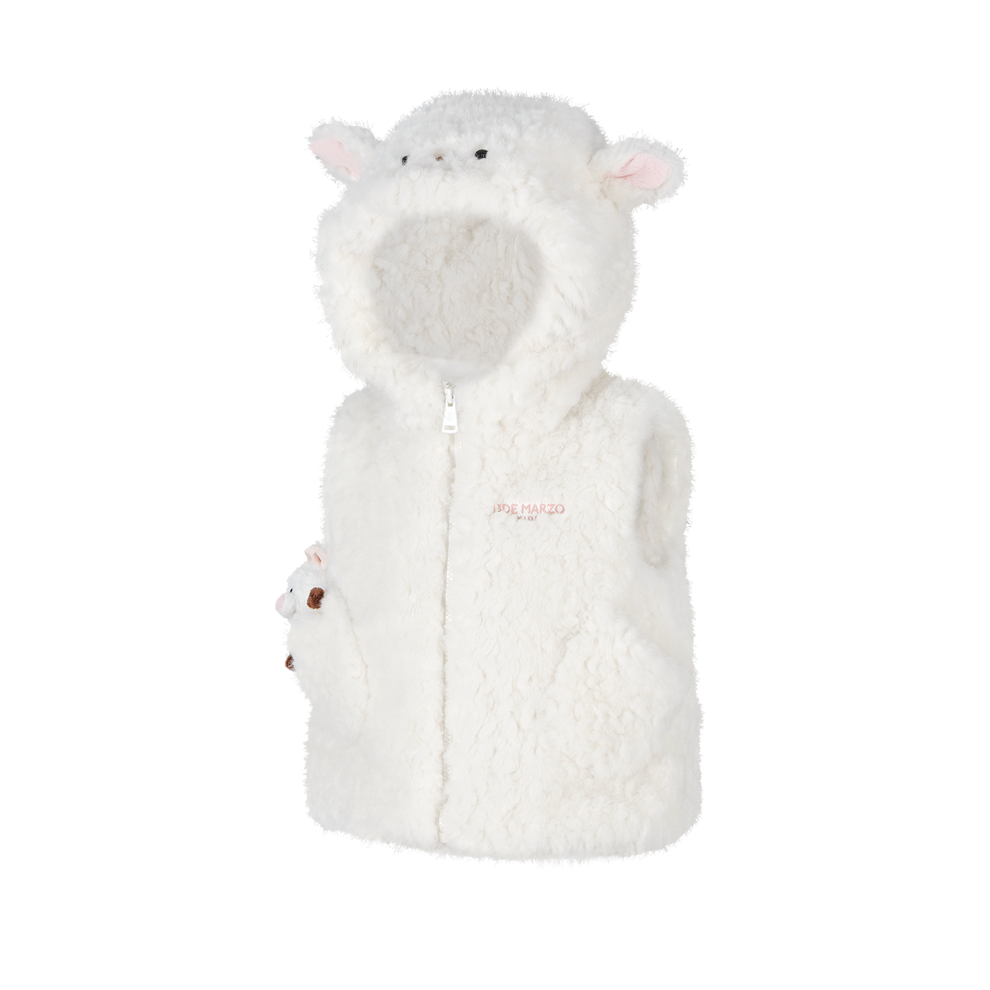 13DE MARZO BabyBear Shearling Plush Vest