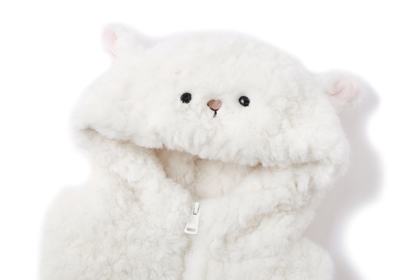 13DE MARZO BabyBear Shearling Plush Vest