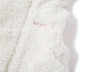 13DE MARZO BabyBear Shearling Plush Vest