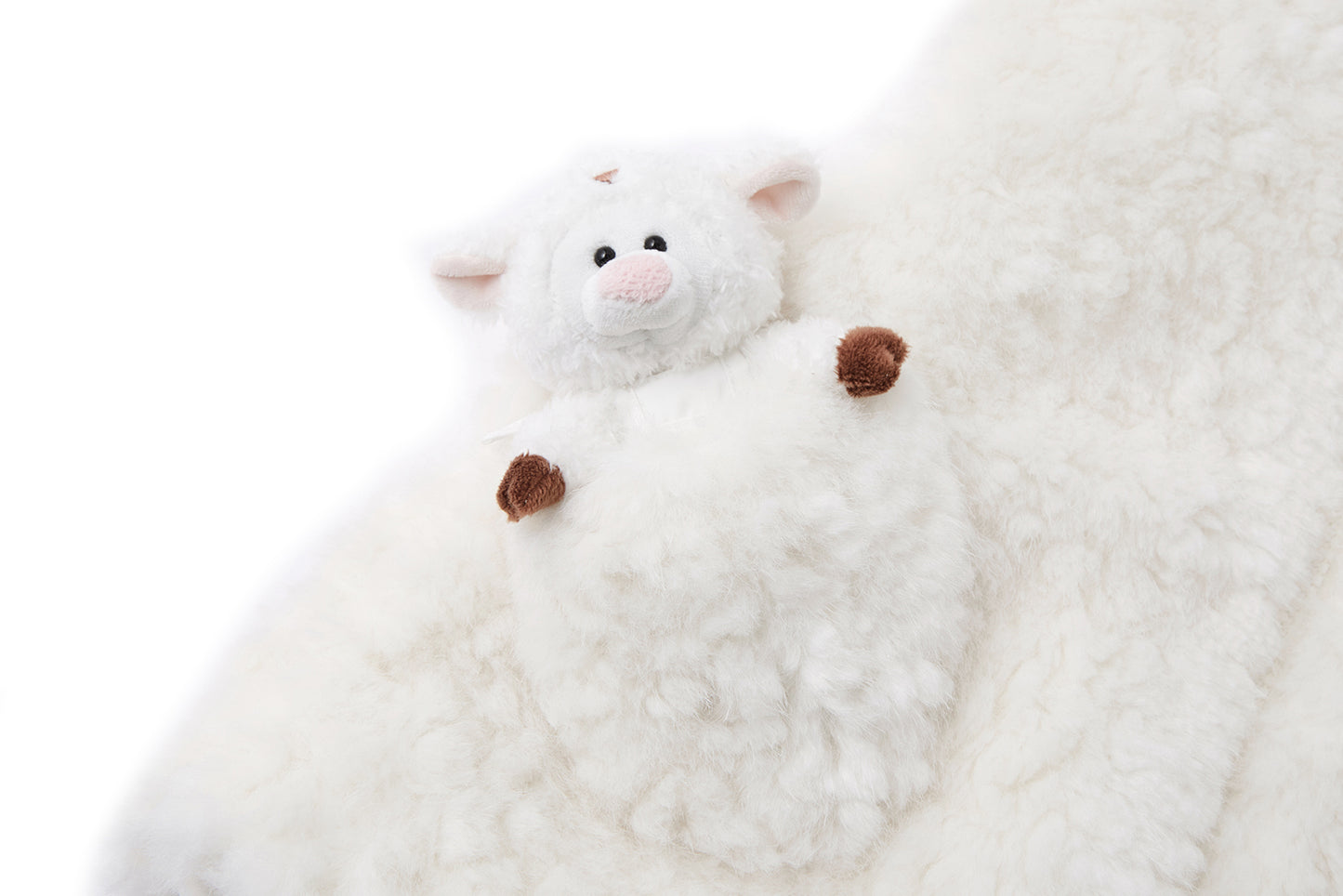 13DE MARZO BabyBear Shearling Plush Vest