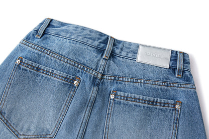 13DE MARZO Rainy Day Jorts Blue