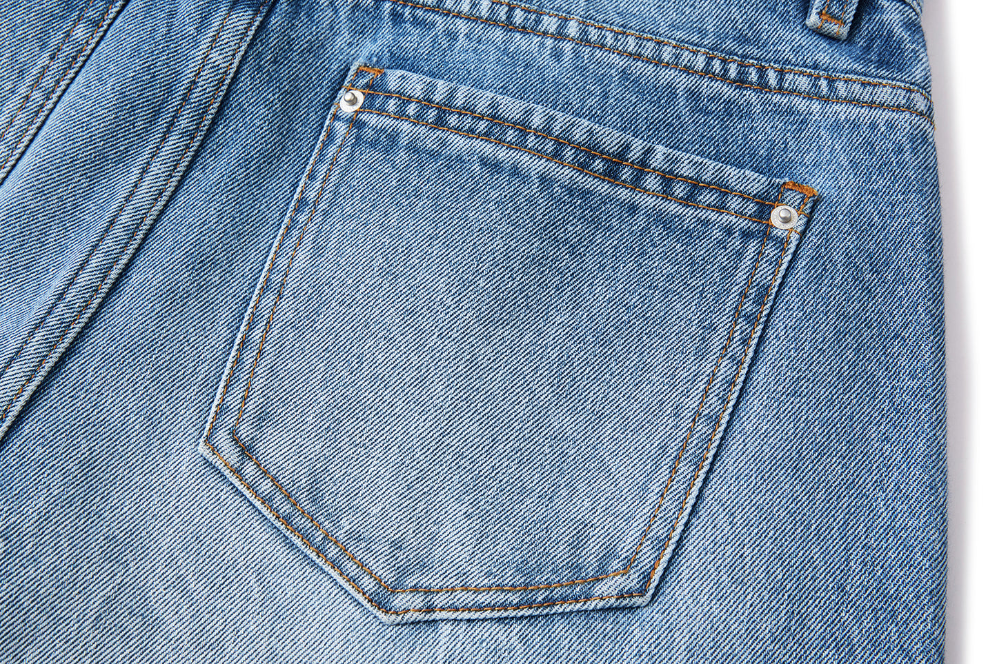 13DE MARZO Rainy Day Jorts Blue