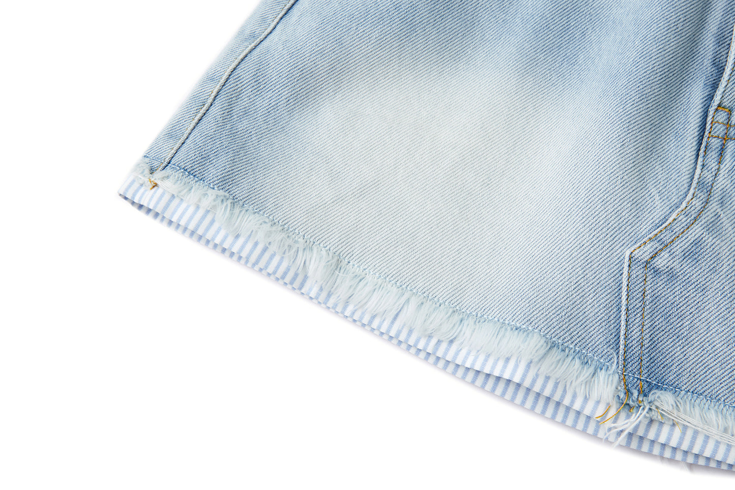 13DE MARZO Sailor Bear Denim Skirt Blue - 13DE MARZO