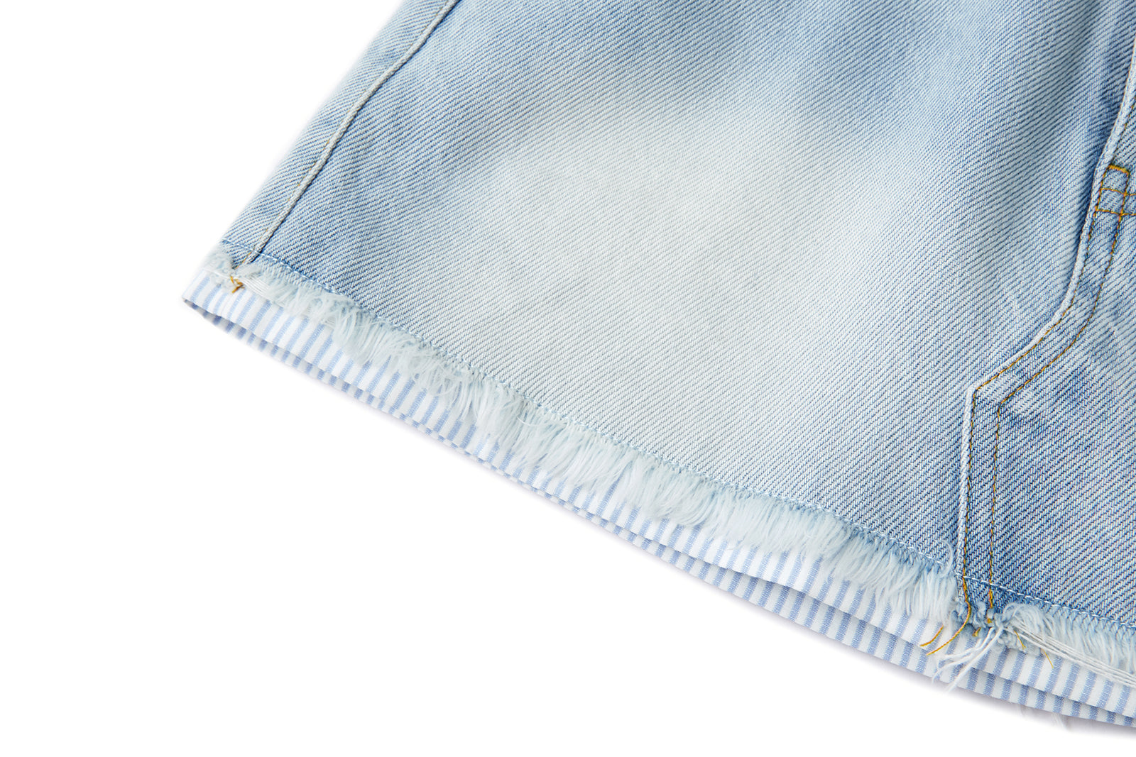 13DE MARZO Sailor Bear Denim Skirt Blue - 13DE MARZO