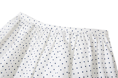 13DE MARZO Sailor Bear Polka Dot Bloomer Skirt - 13DE MARZO