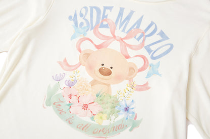 13DE MARZO Floral Bear Tee