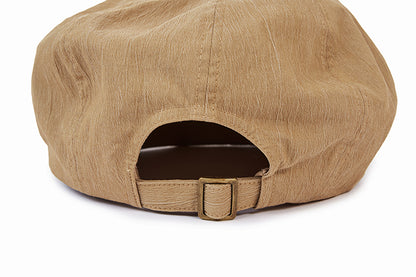 13DE MARZO Vintage Artist Octagonal Hat Brown