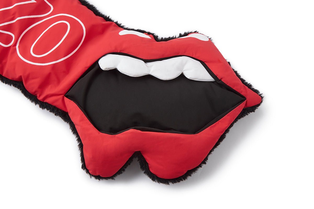 13DE MARZO Rolling Stones Tongue Scarf Red
