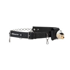 13DE MARZO Hook Buckle Belt Bag Black
