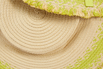 13DE MARZO Straw Tote Bag - 13DE MARZO