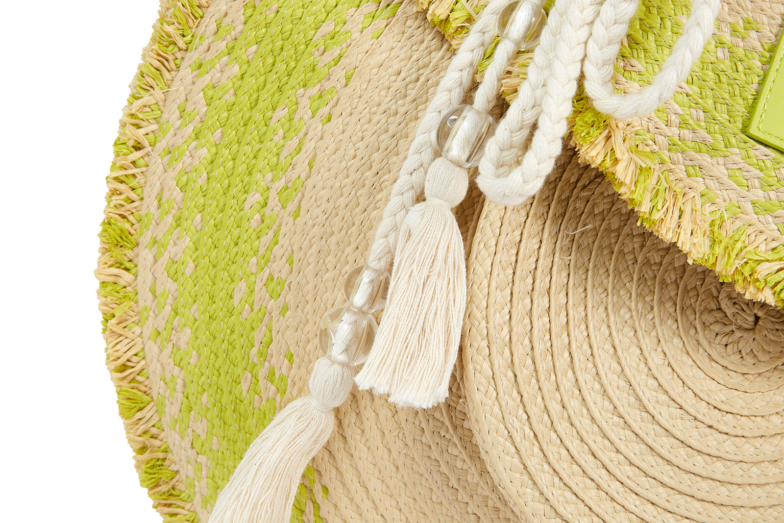 13DE MARZO Straw Tote Bag - 13DE MARZO