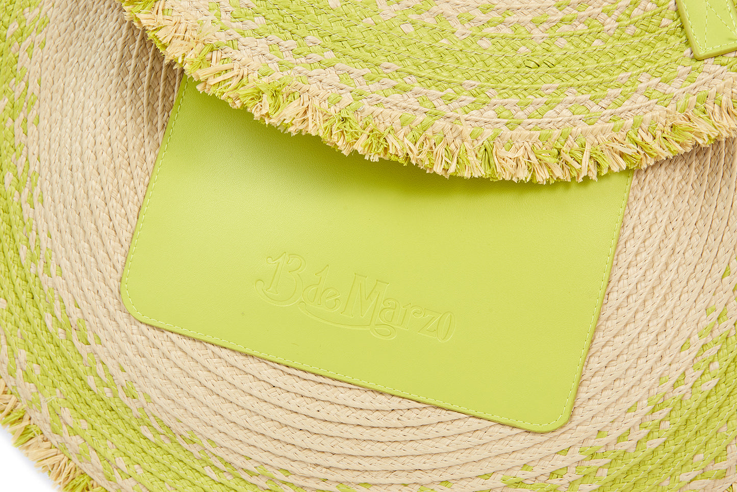 13DE MARZO Straw Tote Bag - 13DE MARZO