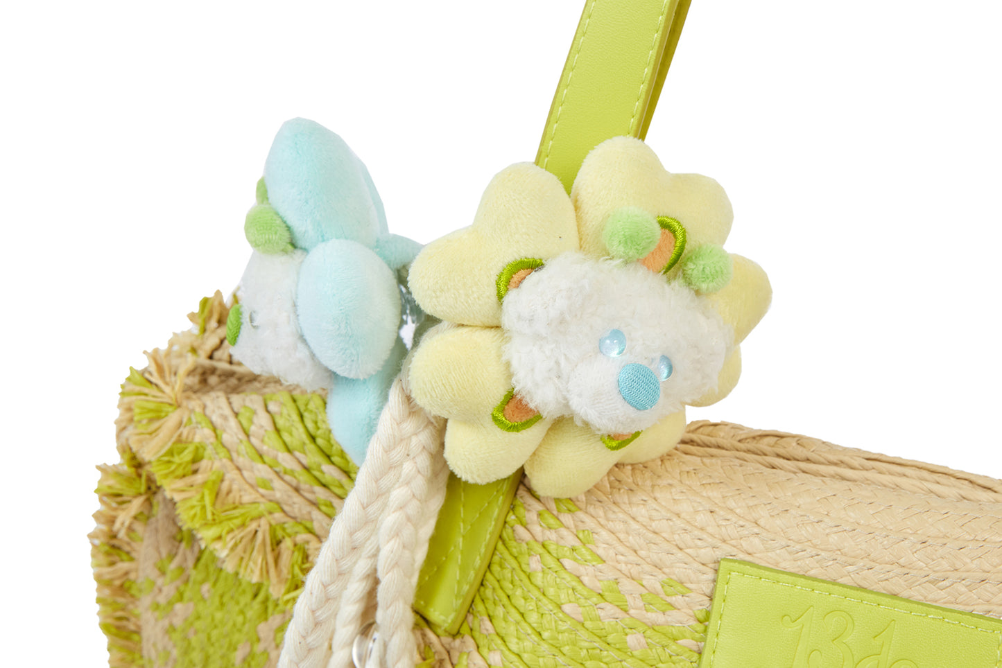 13DE MARZO Straw Tote Bag - 13DE MARZO