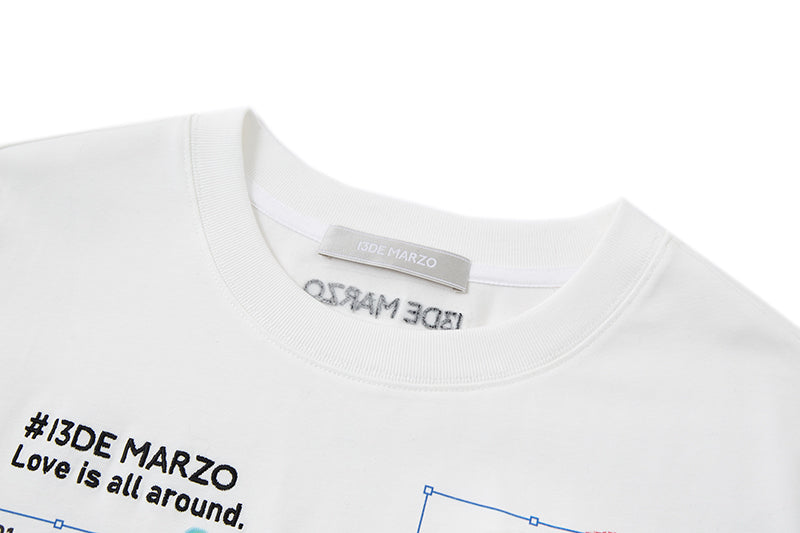 13DE MARZO Clue Version T-Shirt White
