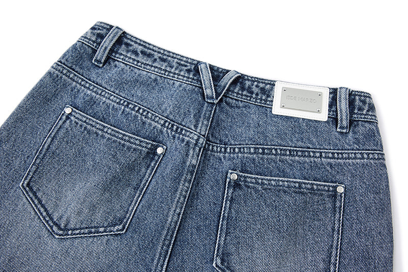 13DE MARZO Distruction Bear Jeans Blue