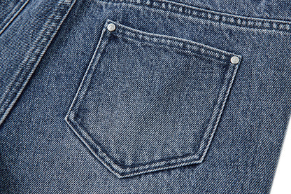 13DE MARZO Distruction Bear Jeans Blue