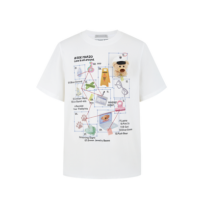 13DE MARZO Clue Version T-Shirt White