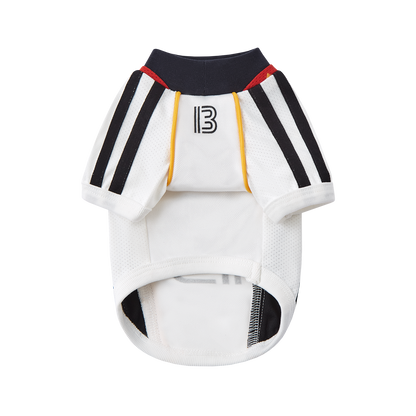 13DE MARZO Soccer Bear Pet Jersey White