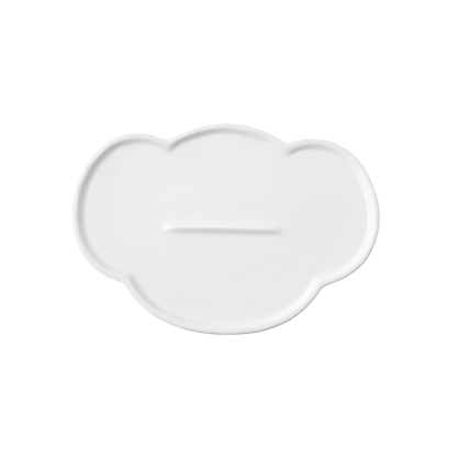 13DE MARZO Bear White Porcelain Print Bowl