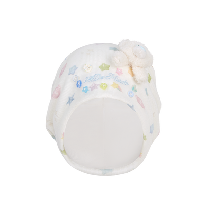 13DE MARZO All-Over Star Print Knit Beanie