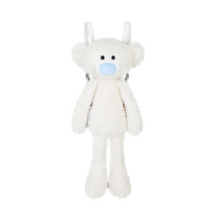 13DE MARZO Plush Toy Backpack White