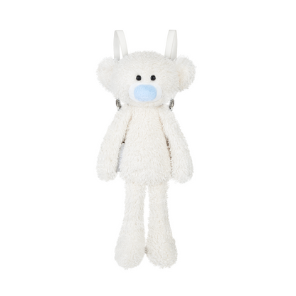 13DE MARZO Plush Toy Backpack White