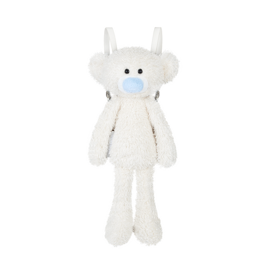 13DE MARZO Plush Toy Backpack White